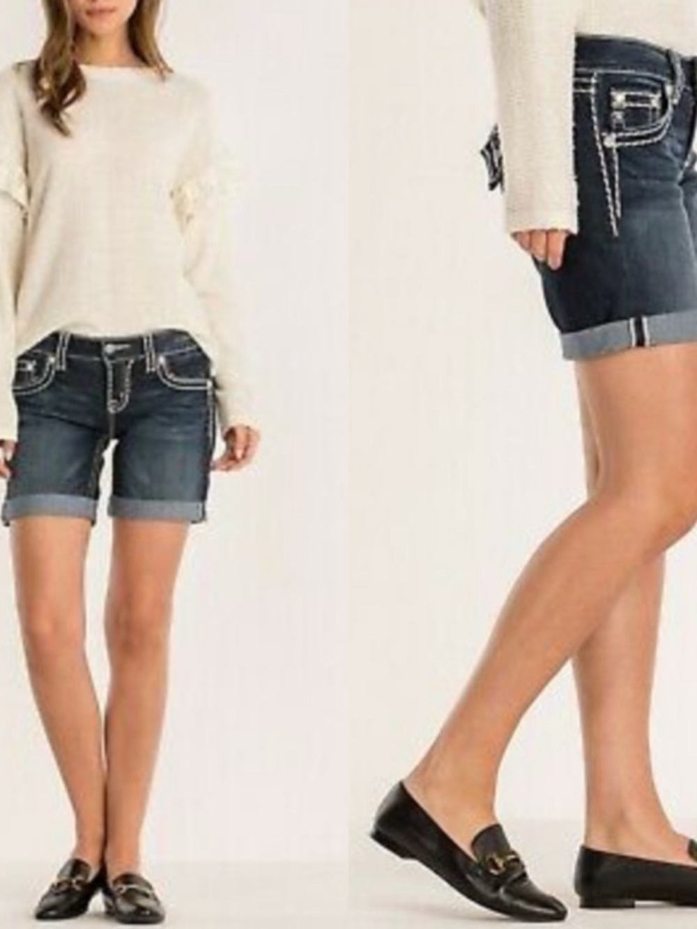 Miss Me Signature Mid-Rise
Denim Shorts Sz 26